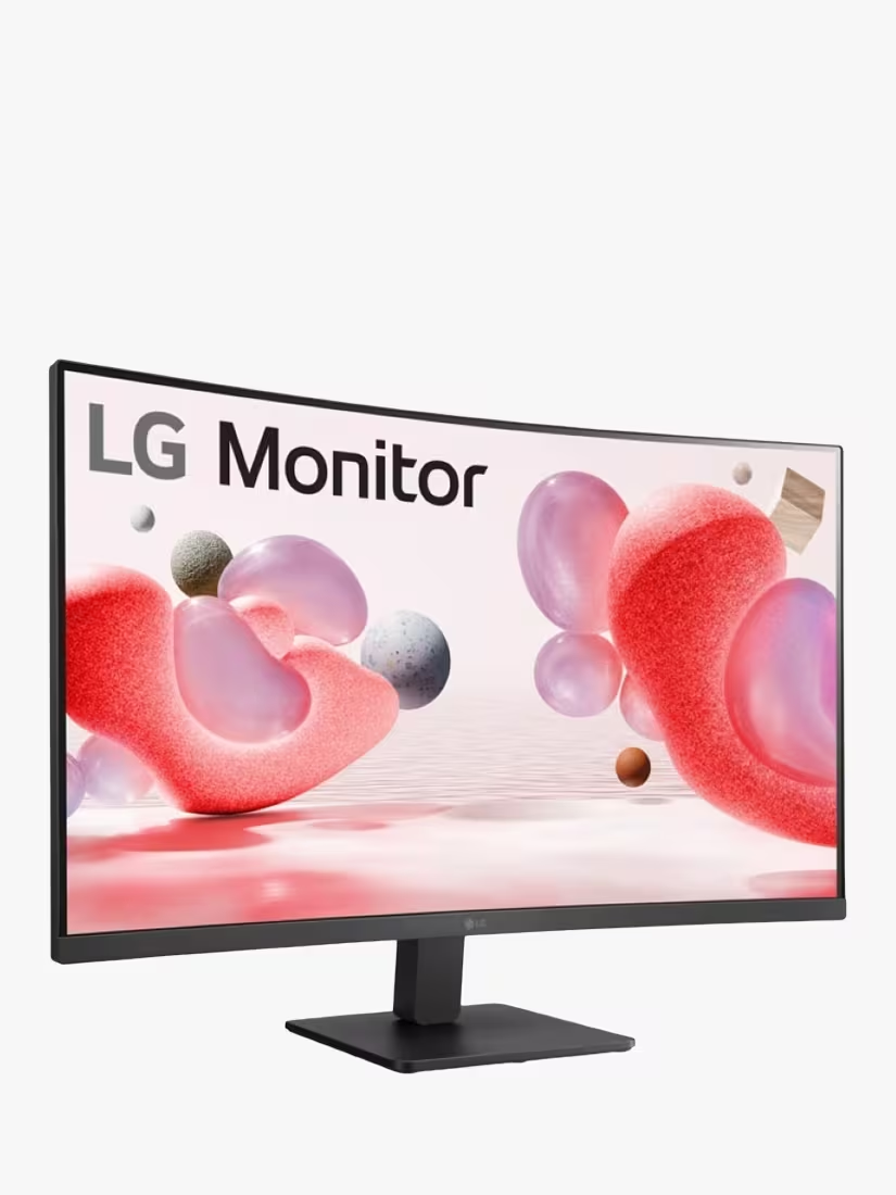 LG 32MR50C-B Full HD Curved Monitor, 31.5", Black