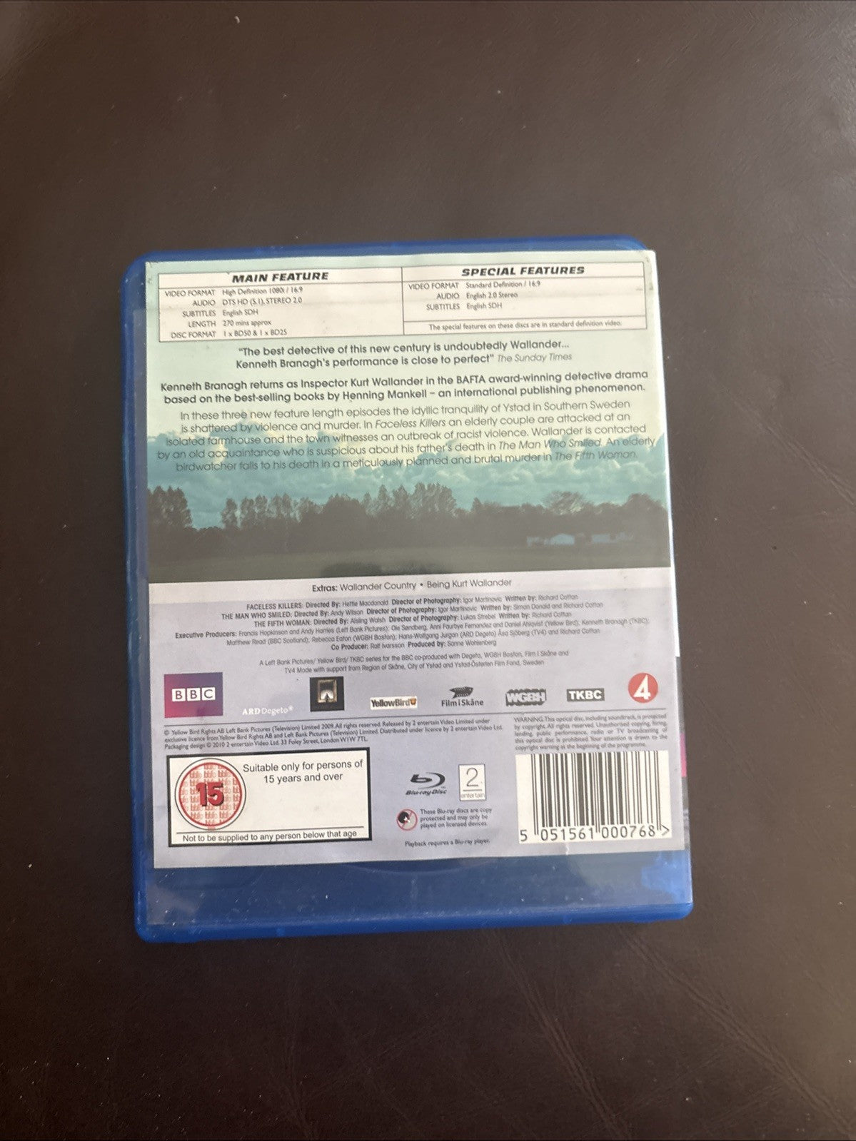 Wallander Complete Collection DVD Set Starring Kenneth Branagh
