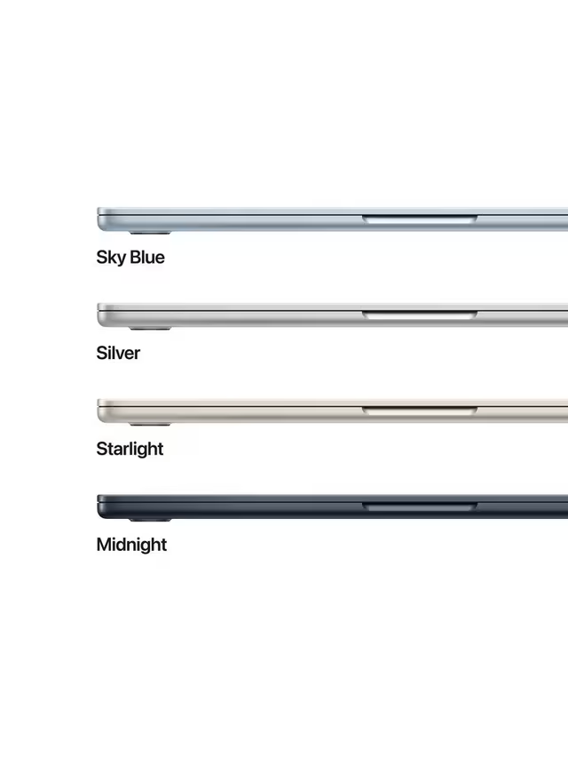Apple 2025 Apple MacBook Air 13.6", M4 Processor, 16GB RAM, 256GB SSD, Midnight