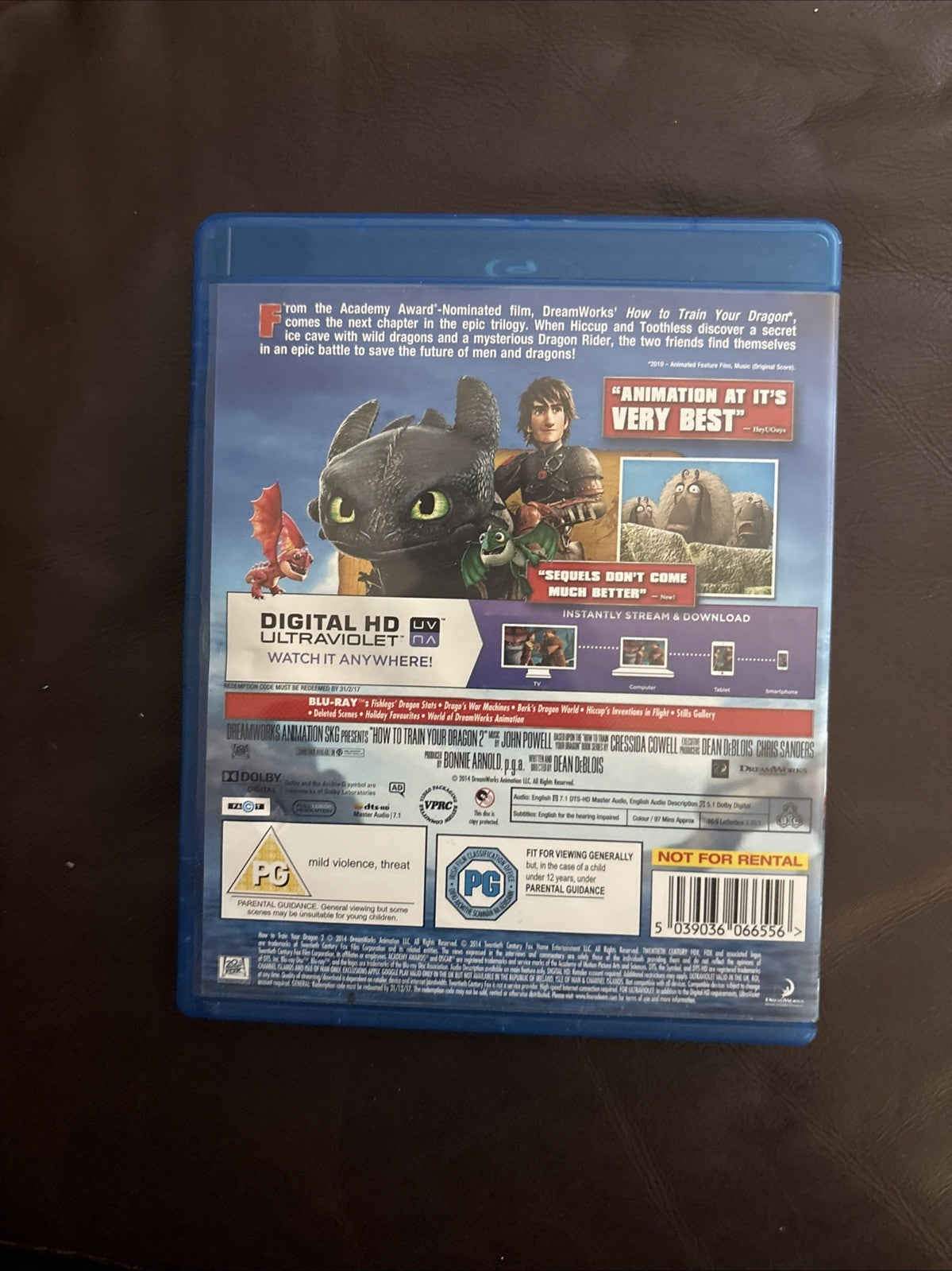 How to Train Your Dragon 2 Blu-ray
