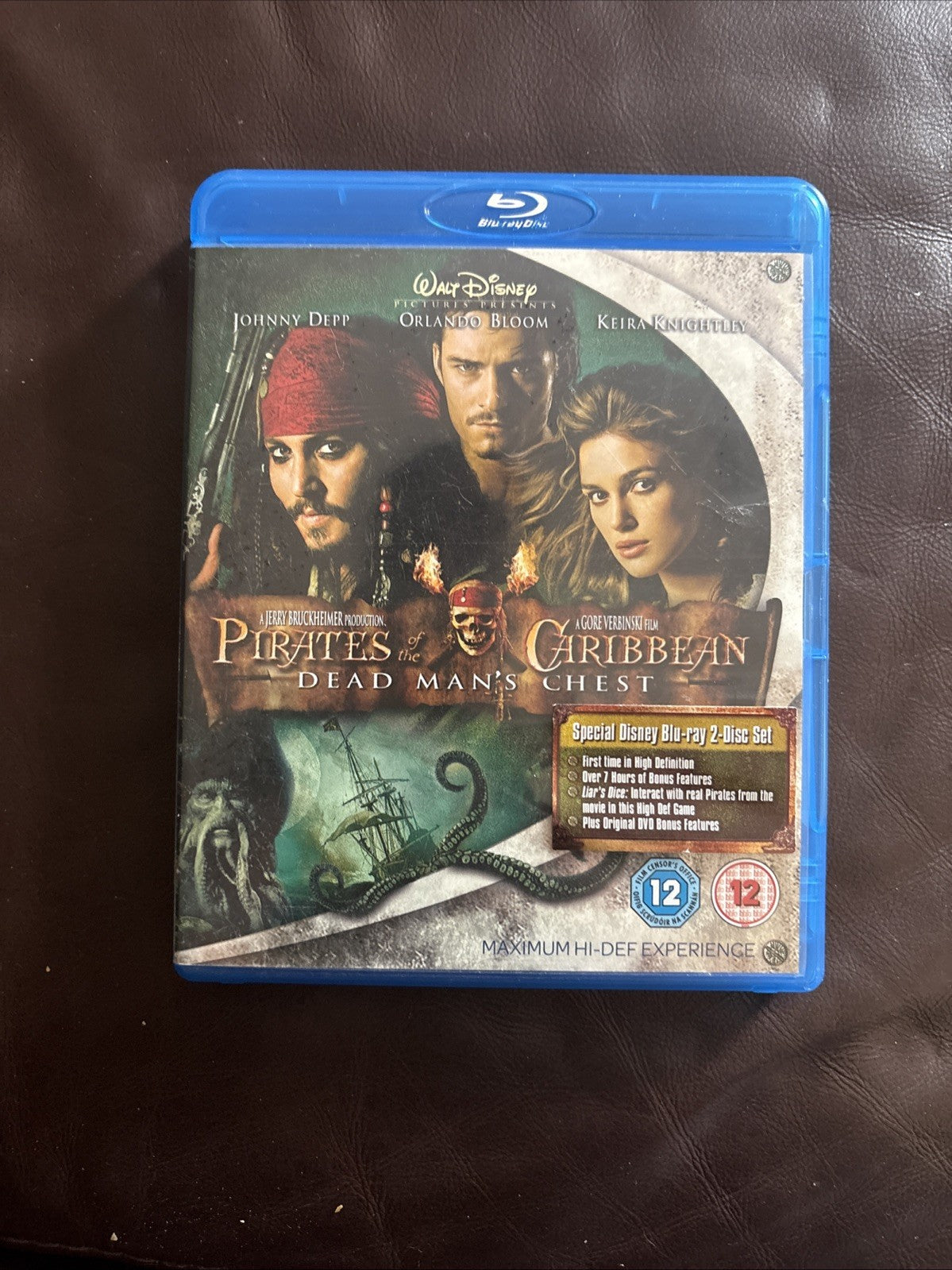 Pirates of the Caribbean: Dead Men's Chest Blu-ray 2007, Johnny Depp, Disney