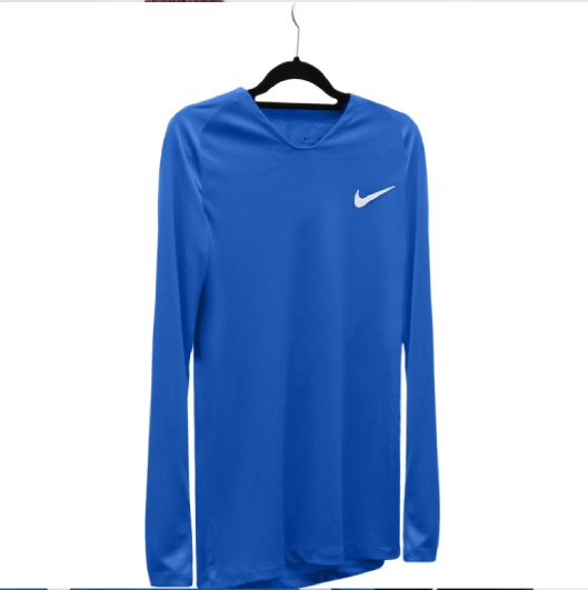 Nike technology blue crew neck long sleeve top Nike Park First Layer Senior Top