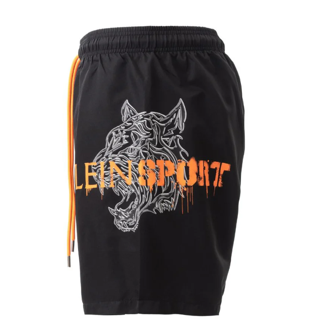 Plein Sport Costume Man Black/Orange Tgm PLS1