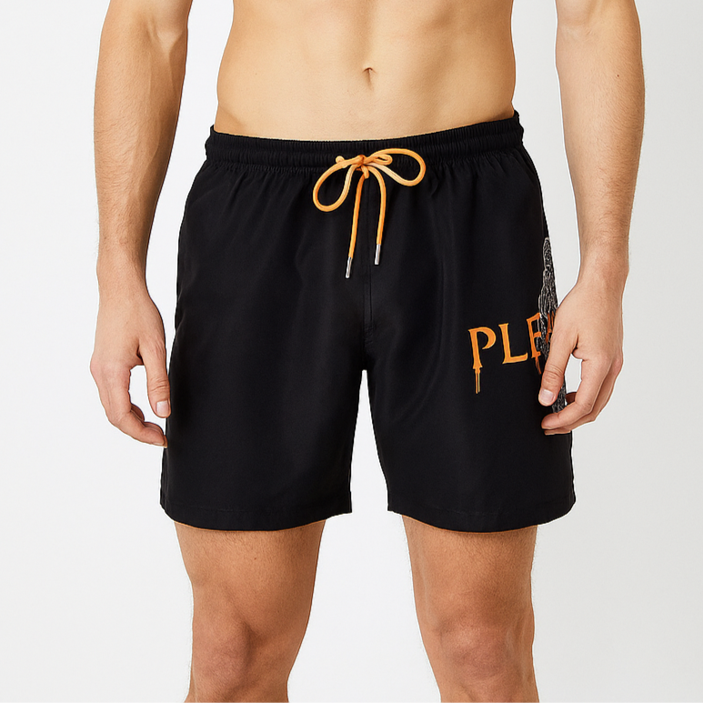 Plein Sport Costume Man Black/Orange Tgm PLS1