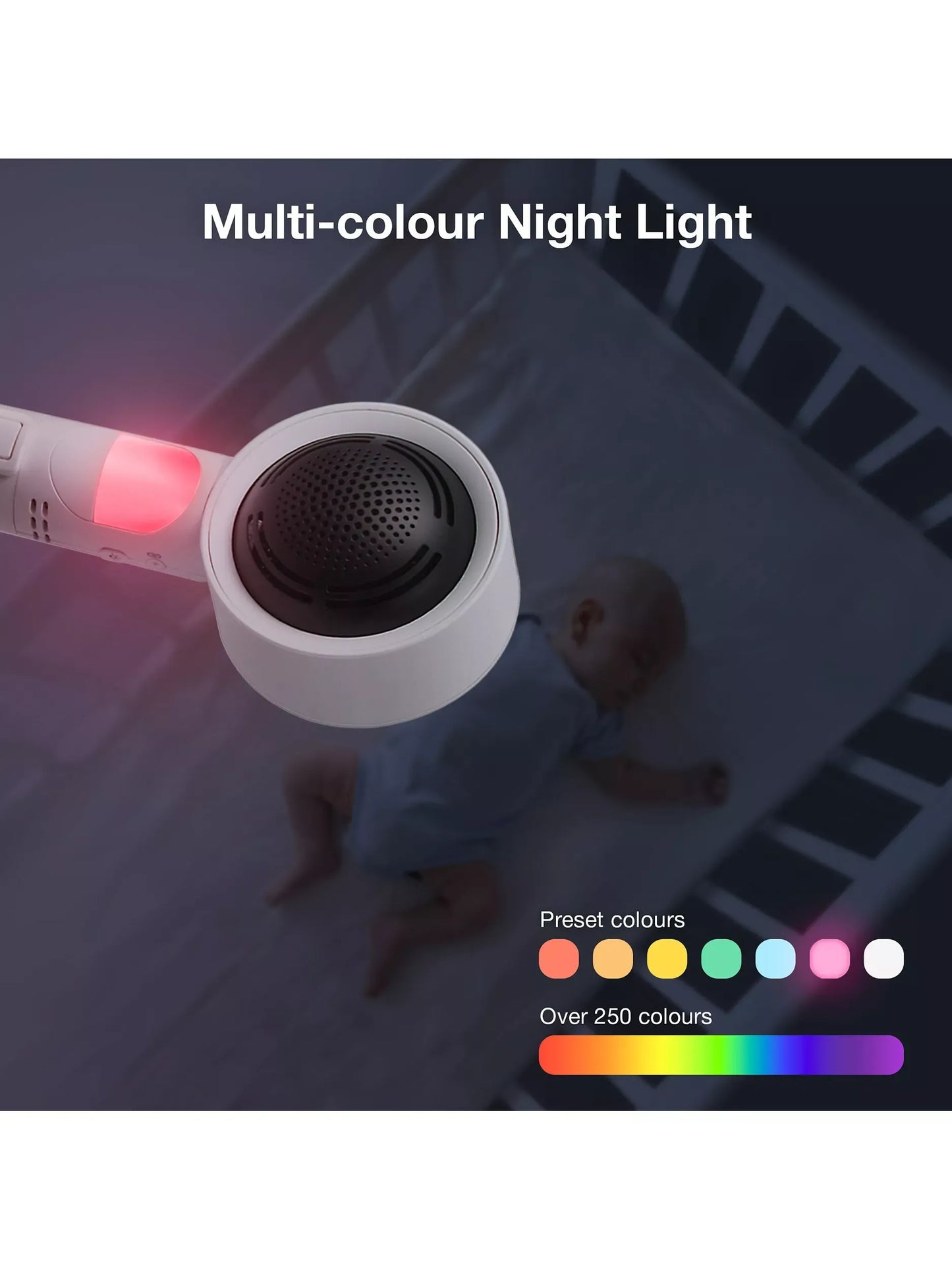 VTech RM7787HD 7 inch Over-The-Cot Wi-Fi Baby Monitor 13 Hour