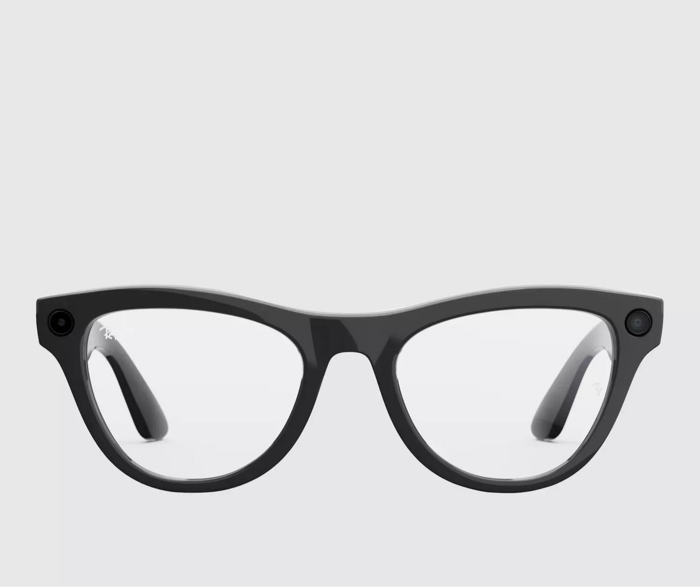 Meta Ray-Ban Meta Skyler Transitions Lens Glasses, Shiny Black/Amethyst