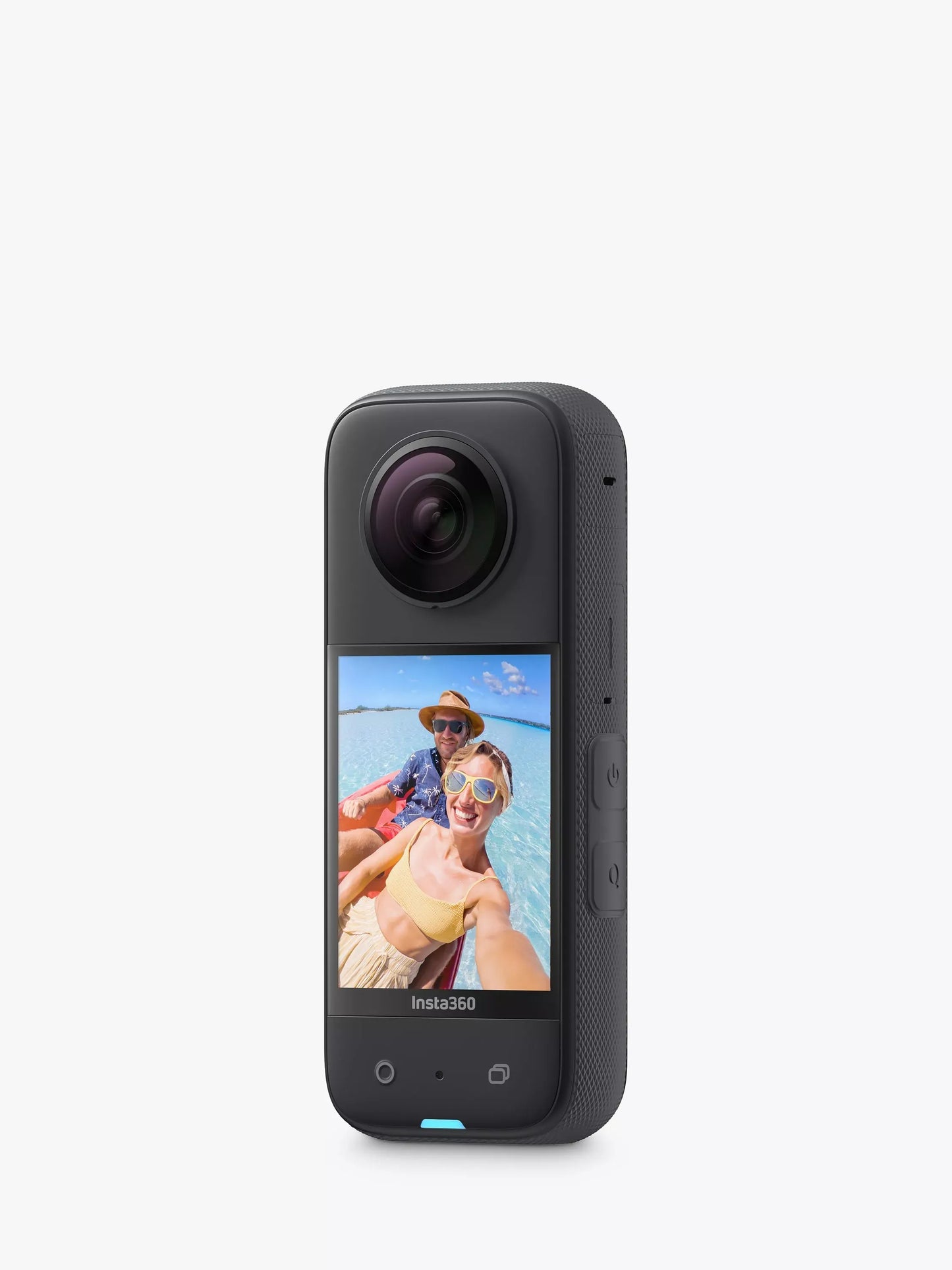Insta360 Іnѕtа360 X3 Action Camera, 5.7K, 48MP, 360° Recording, Bundle with Invisible Selfie Stick & 128GB Memory Card