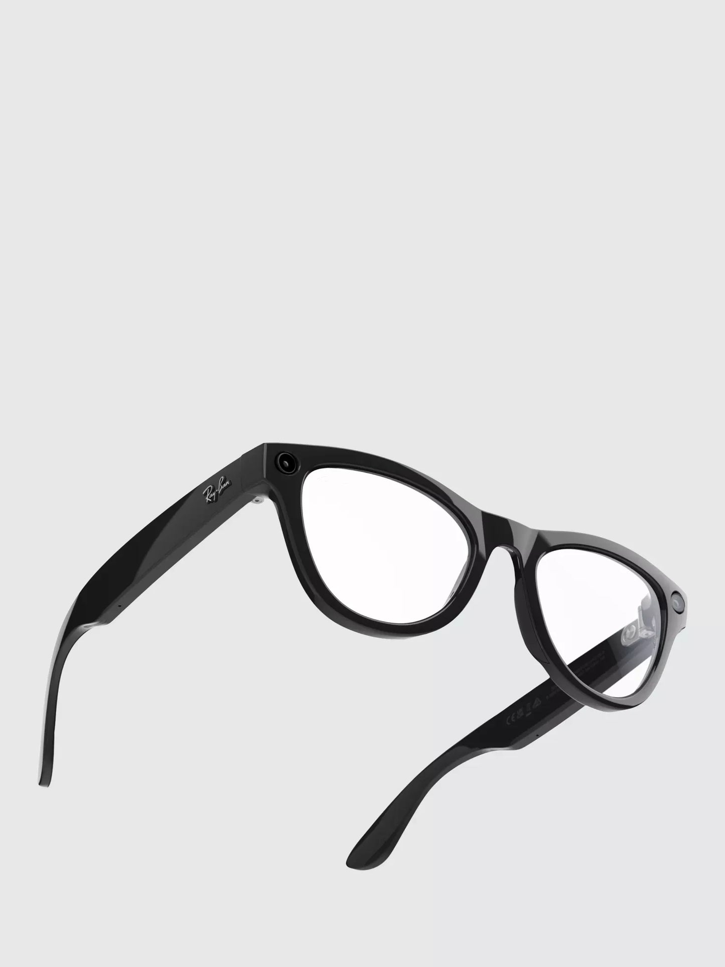 Meta Ray-Ban Meta Skyler Transitions Lens Glasses, Shiny Black/Amethyst