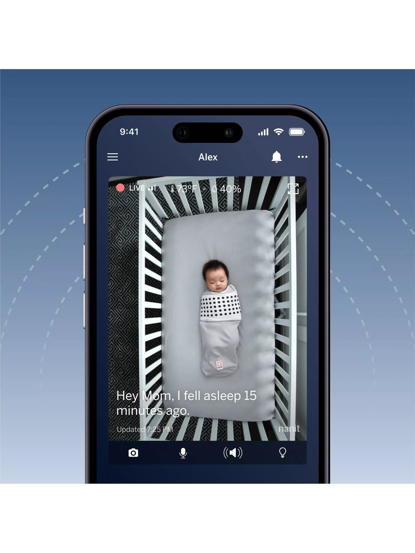 Nanit Pro Smart Baby Monitor & Wall Mount