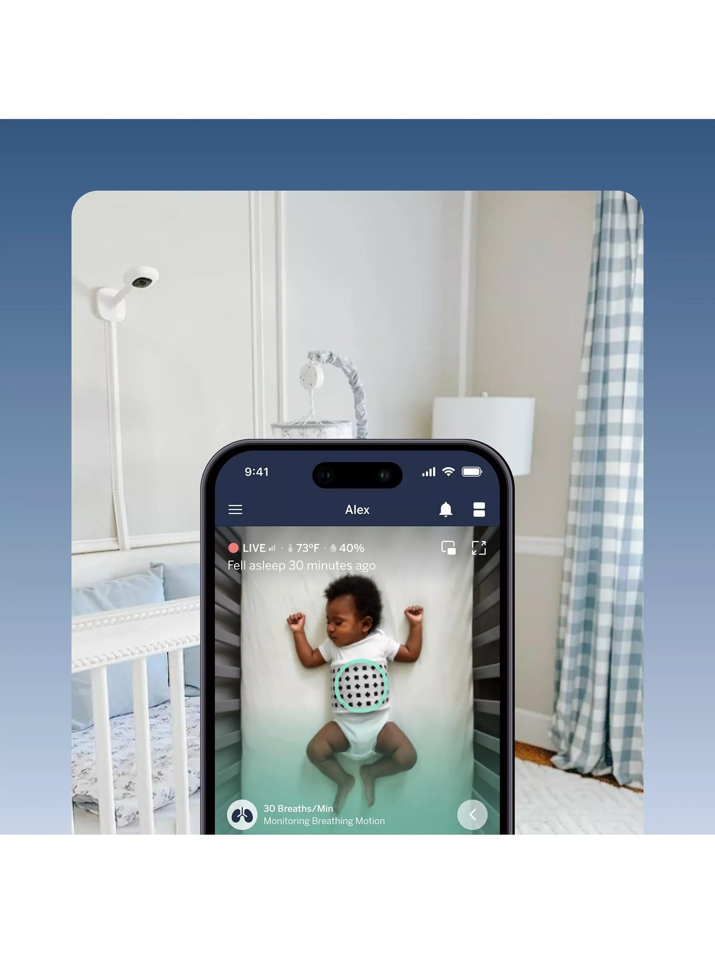 Nanit Pro Smart Baby Monitor & Wall Mount