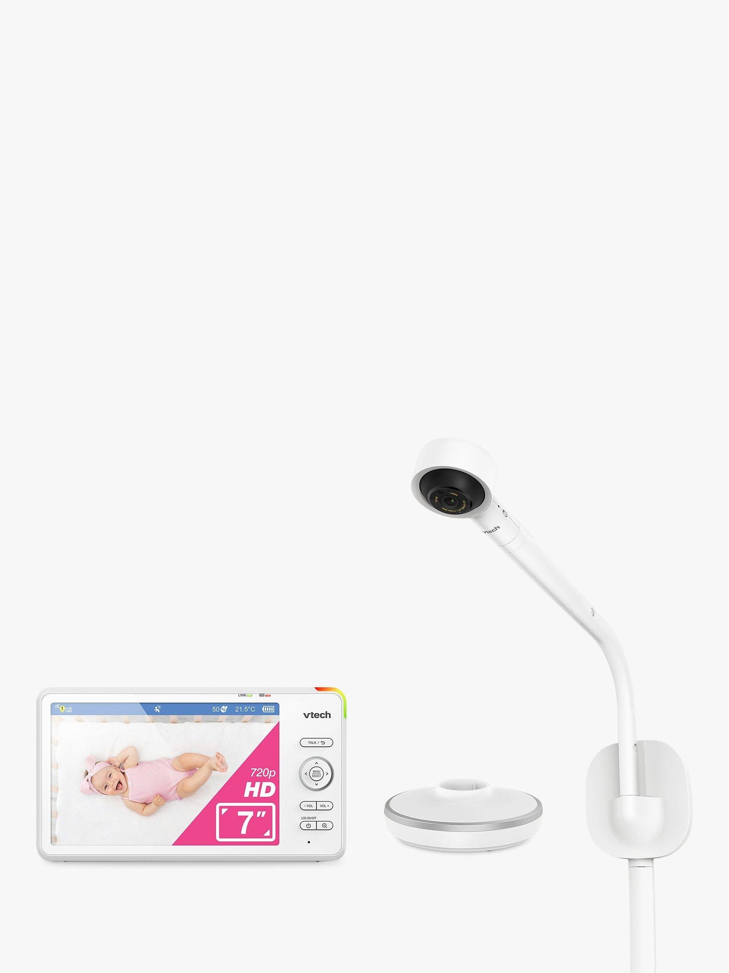 VTech RM7787HD 7 inch Over-The-Cot Wi-Fi Baby Monitor 13 Hour