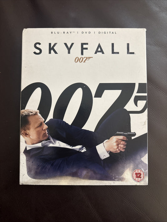 Skyfall 007 Blu-ray & DVD Steel Book with J Slip Case