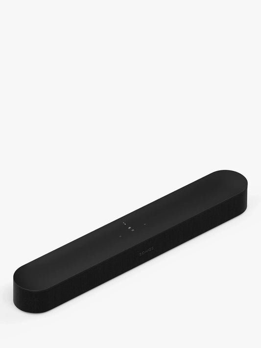 Sonos Beam (Gen 2) Compact Smart Soundbar with Dolby Atmos & Voice Control (B/W)