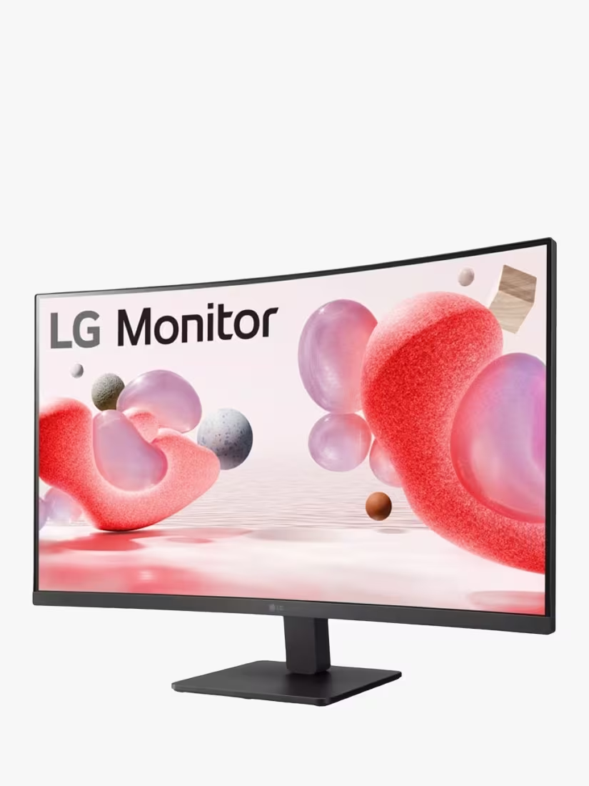 LG 32MR50C-B Full HD Curved Monitor, 31.5", Black