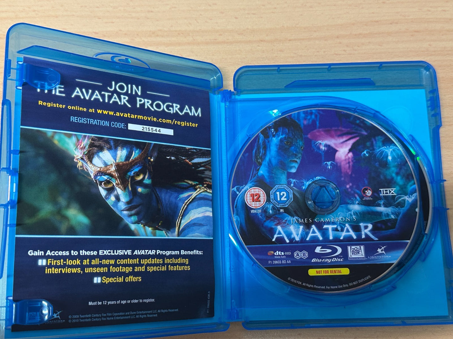 Blu-ray Disc DVD James Cameron's Avatar
