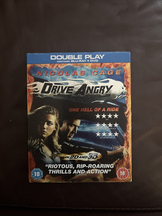 Drive Angry DVD Nicolas Cage 2011 Blu Ray