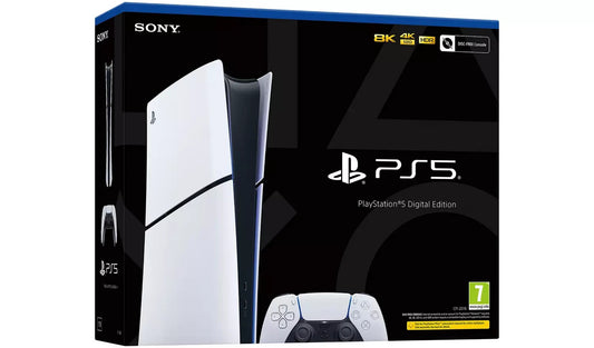 New Sony PlayStation 5 Digital Edition PS5 (Model Group Slim) 1TB 