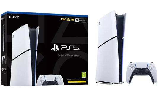 New Sony PlayStation 5 Digital Edition PS5 (Model Group Slim) 1TB 