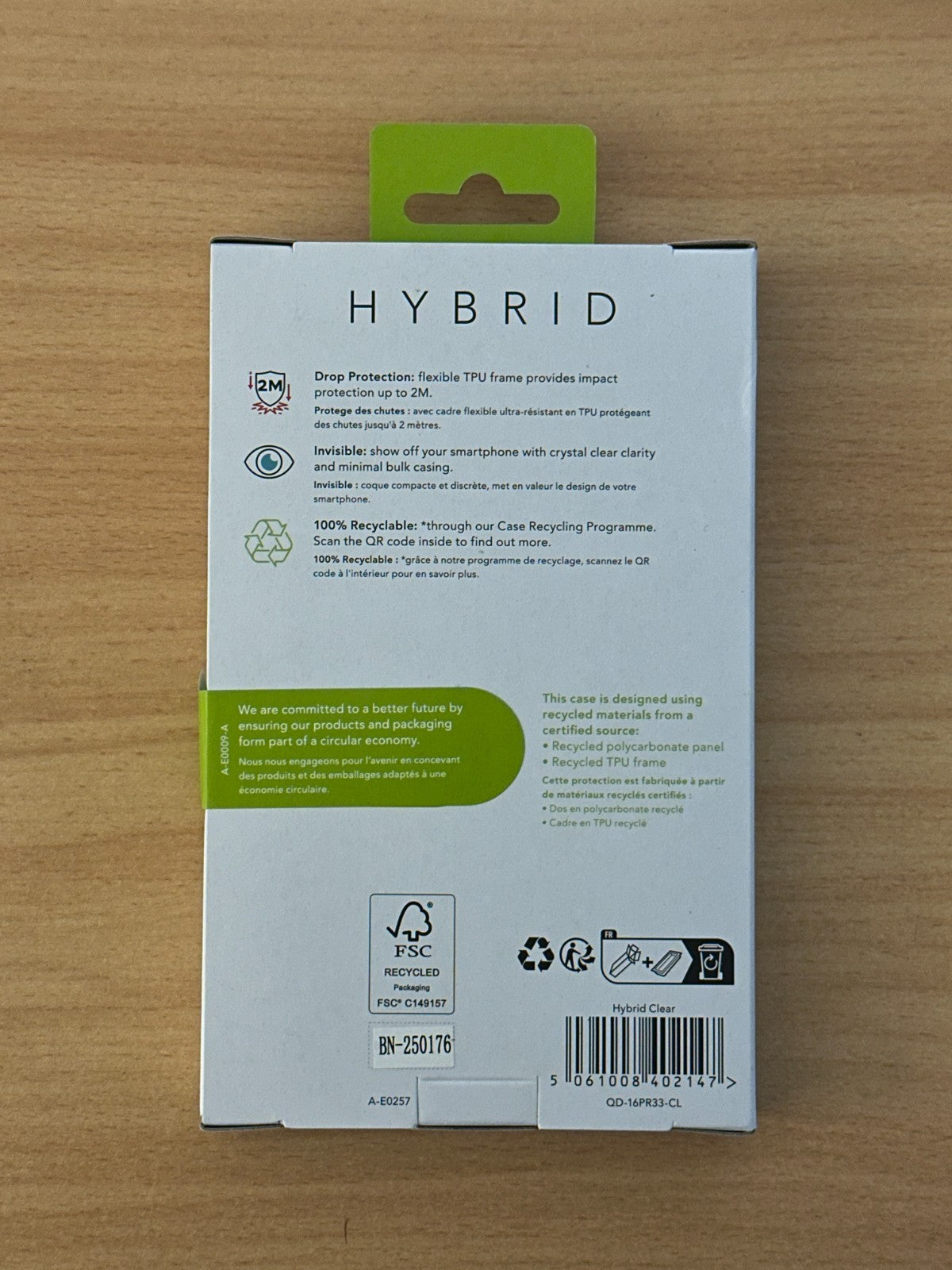 New Clear iPhone 16 Pro QDOS Hybrid Drop + Snap Phone Case
