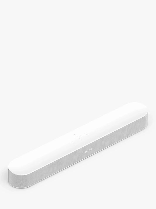 Sonos Beam (Gen 2) Compact Smart Soundbar with Dolby Atmos & Voice Control (B/W)
