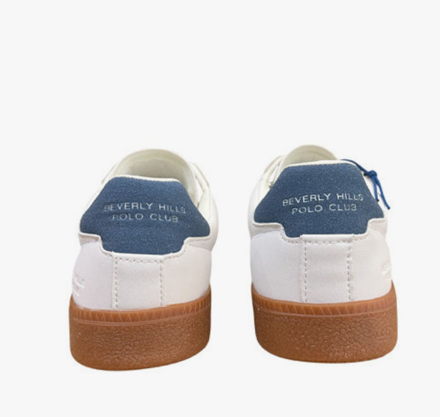 Beverly Hills Polo Club OXFORD  Anatomical Sneakers White / Beige  (BHM515200-0352)