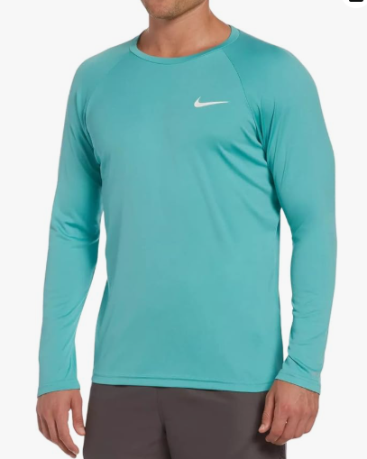 Nike Men's Standard Long Sleeve Hydrogua swim suit git summer