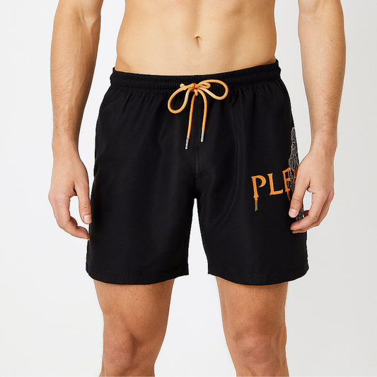 Plein Sport Costume Man Black/Orange Tgm PLS1